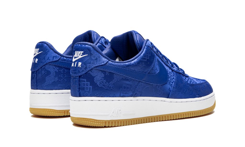 NK Air Force 1 Clot Blaue Seide