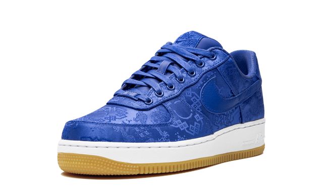 NK Air Force 1 Clot Blaue Seide