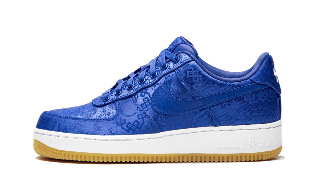 NK Air Force 1 Clot Blaue Seide
