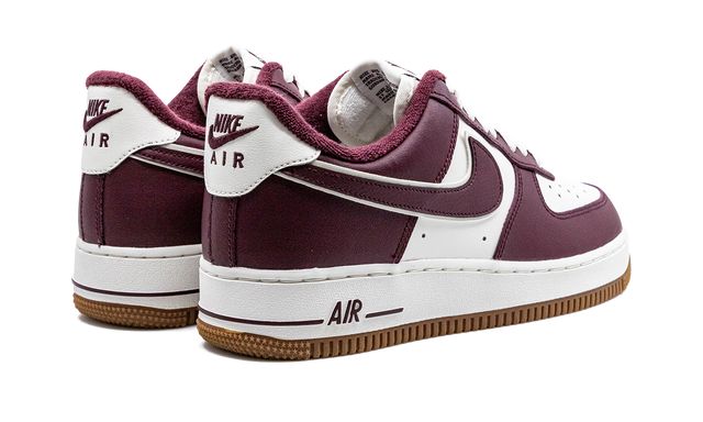 NK Air Force 1 Low College Pack Night Marron