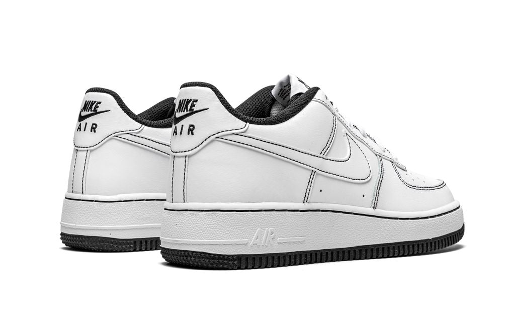 NK Air Force 1 Low Contrast Stitch Weiß Schwarz