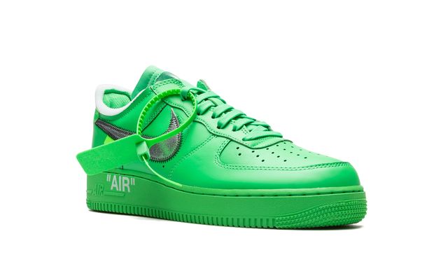 NK Air Force 1 Low Off White Hellgrün Spark