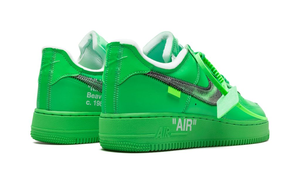 NK Air Force 1 Low Off White Hellgrün Spark