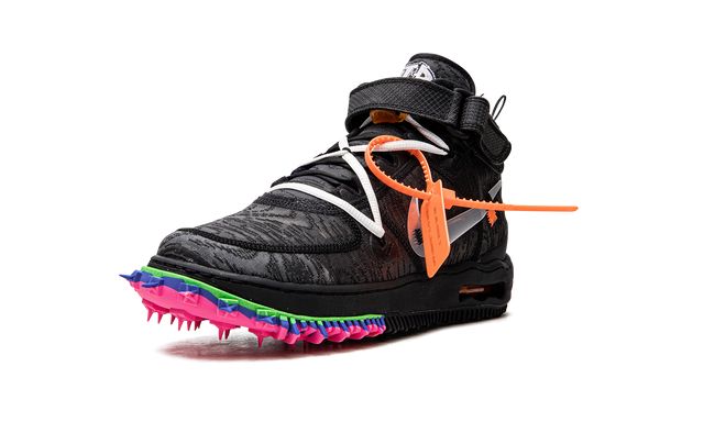NK Air Force 1 Mid Off White Schwarz