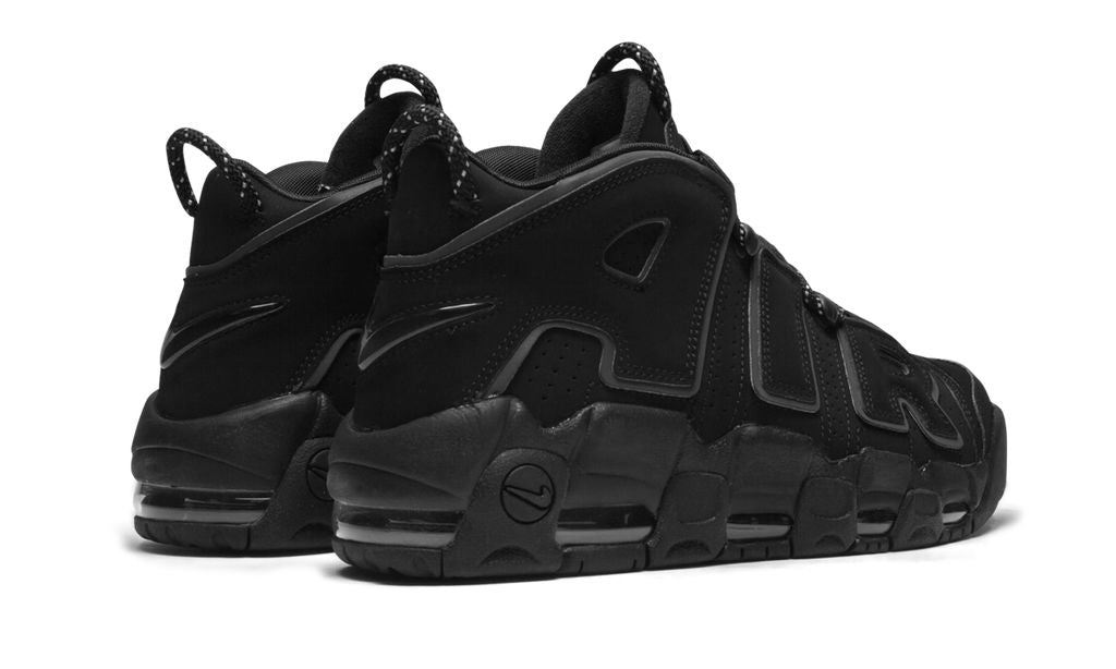NK Air More Uptempo Schwarz Reflektierend