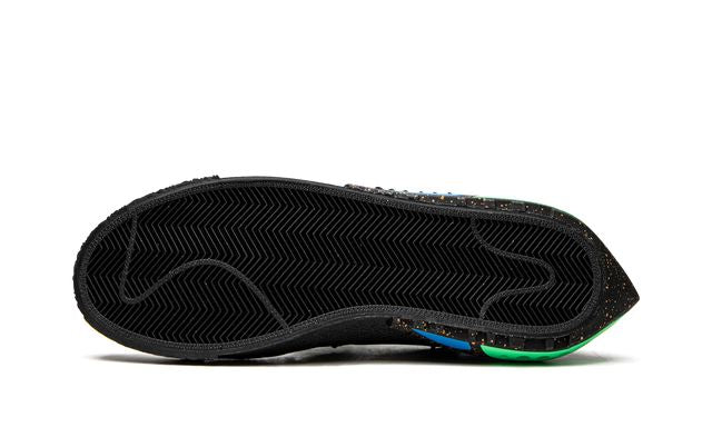 NK Blazer Low Off-White Schwarz Electro Grün