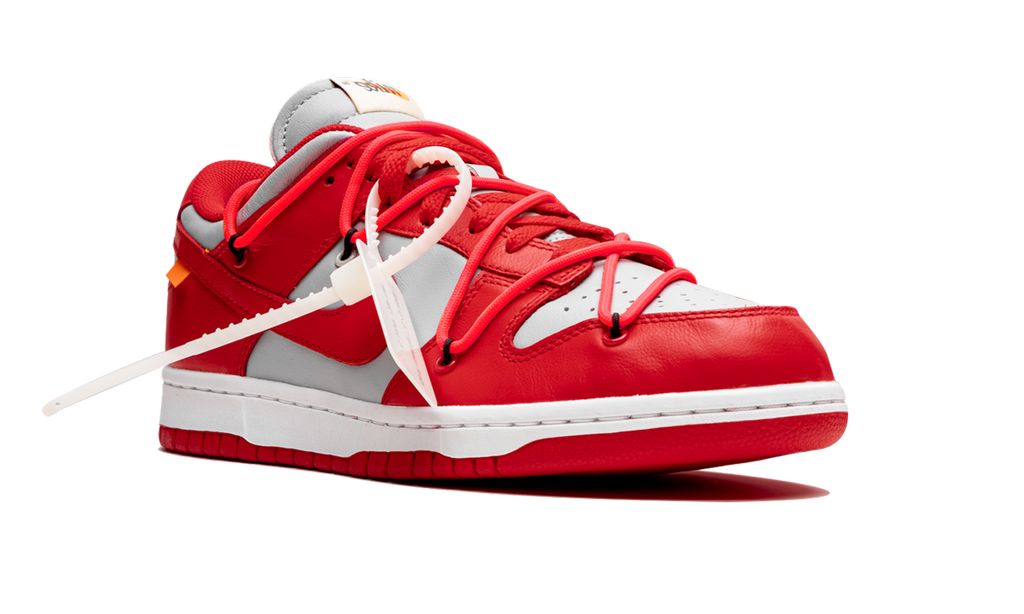 NK Dunk Low Off White University Rot