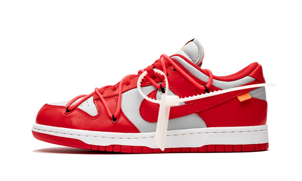 NK Dunk Low Off White University Rot