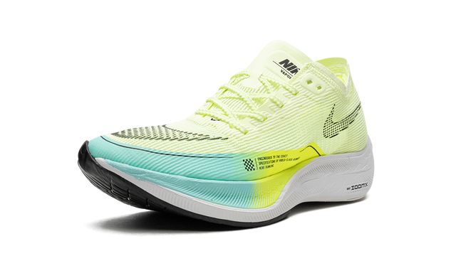 NK ZoomX Vaporfly Next% 2 Barely Volt Türkis