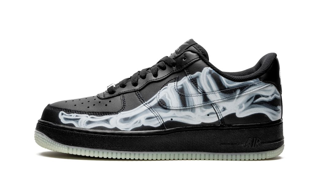 NK Air Force 1 Schwarzes Skelett