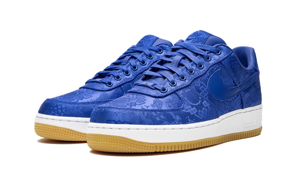 NK Air Force 1 Clot Blaue Seide