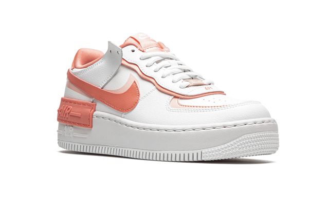 NK Air Force 1 Shadow Weiß Korallenrosa