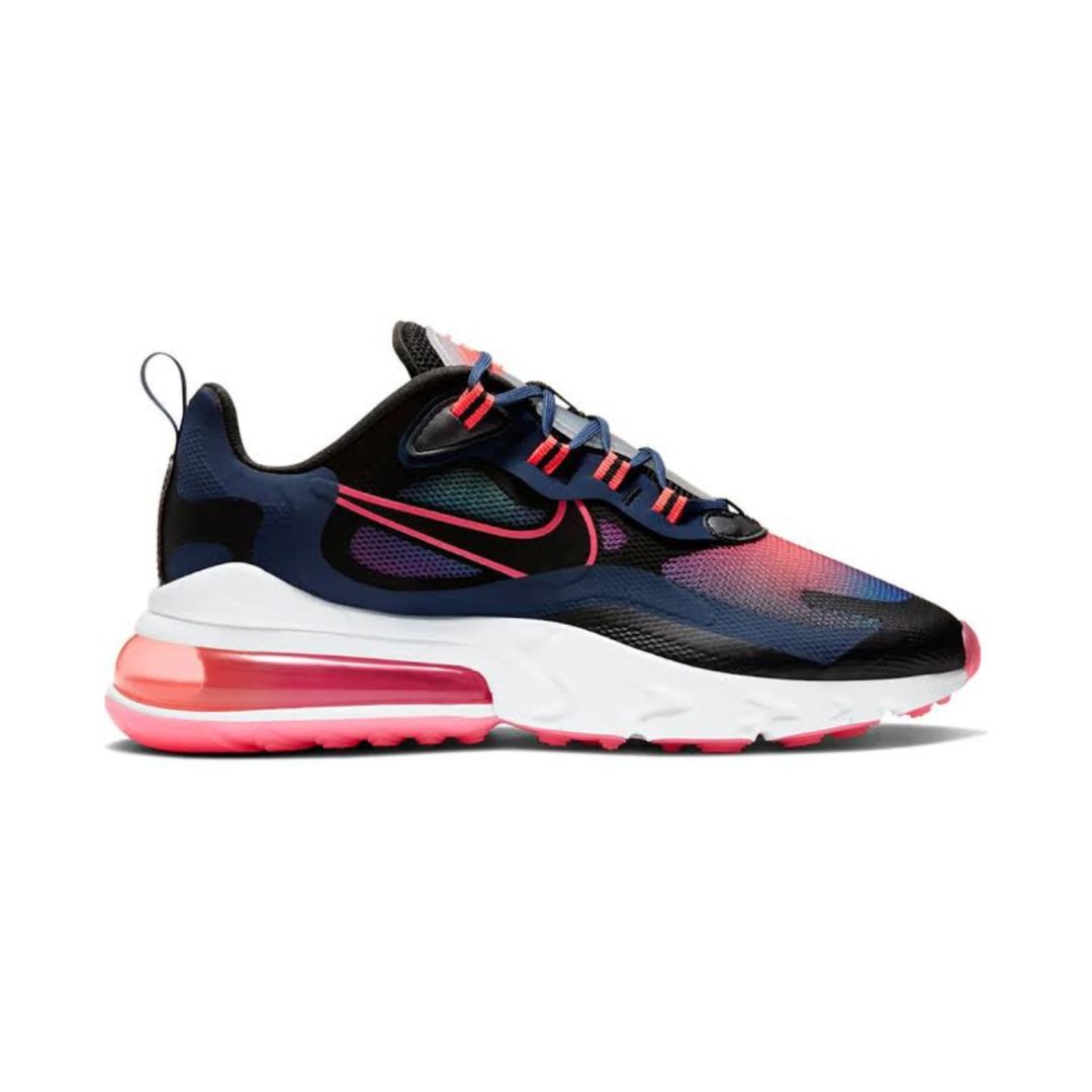 NK Air Max 270 React Mitternachtsmarine Hyper Pink