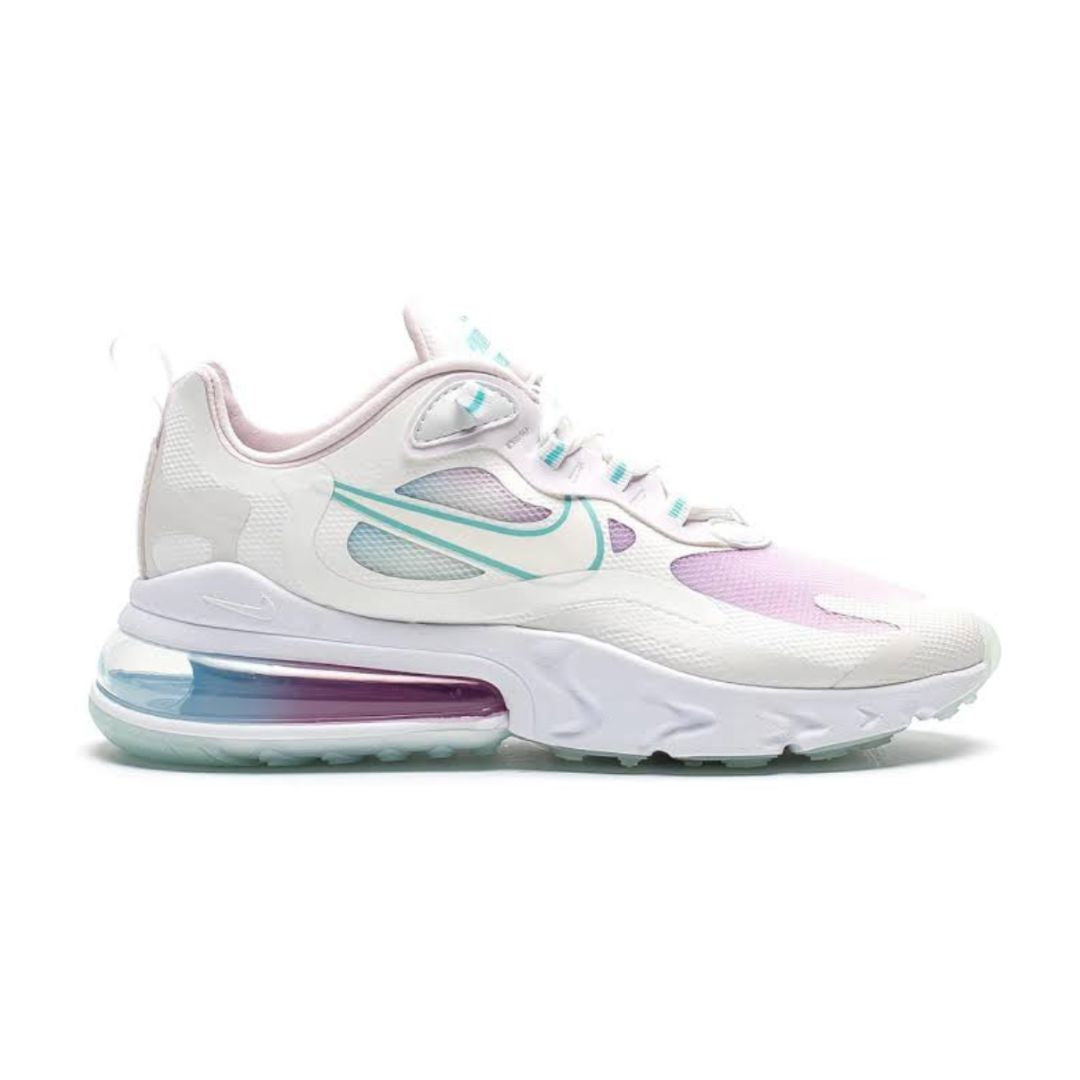 NK Air Max 270 React Summit Weiß Gebleichtes Aqua