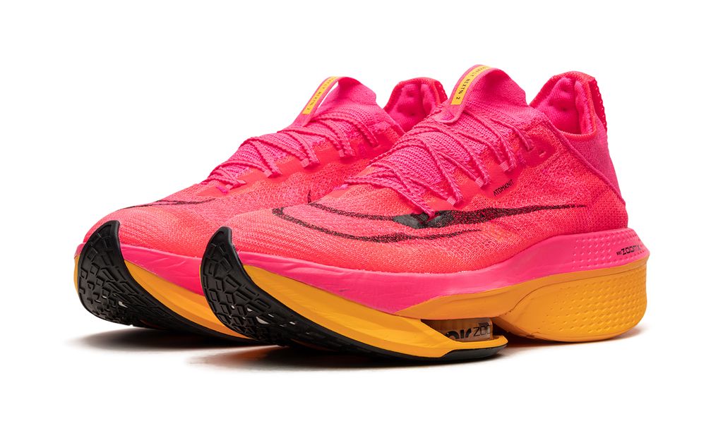 NK Air Zoom Alphafly Next%2 Hyper Pink Lader Orange 