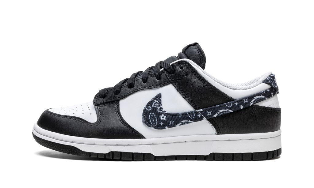 NK Dunk Low Schwarzes Paisley