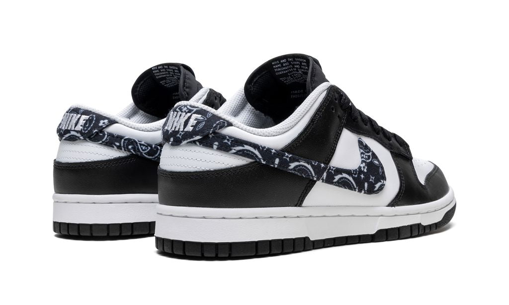 NK Dunk Low Schwarzes Paisley