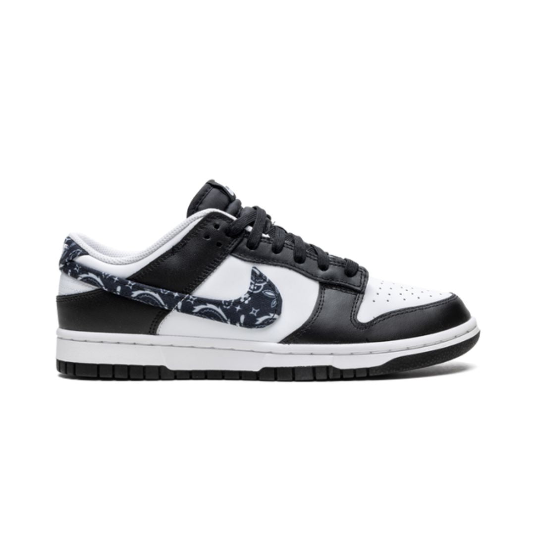 NK Dunk Low Schwarzes Paisley
