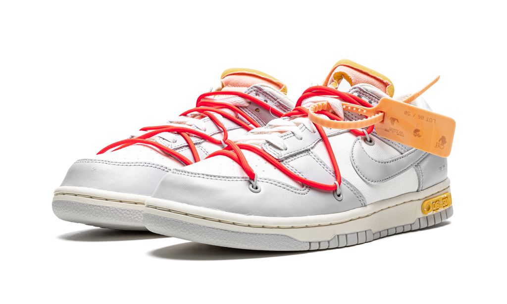 NK Dunk Low Off White Lot 06:50