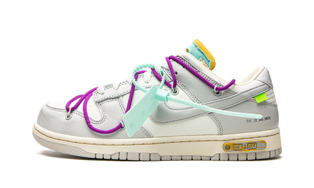 NK Dunk Low Off White Lot 21:50