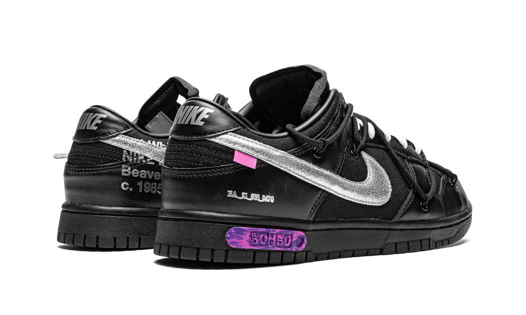 NK Dunk Low Off White Lot 50:50