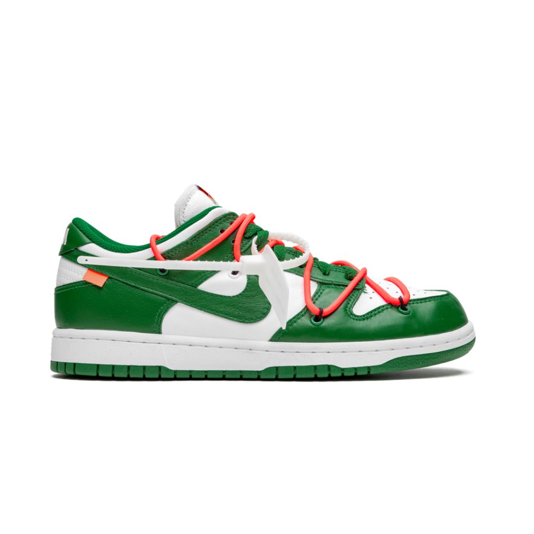 NK Dunk Low Off White Kieferngrün