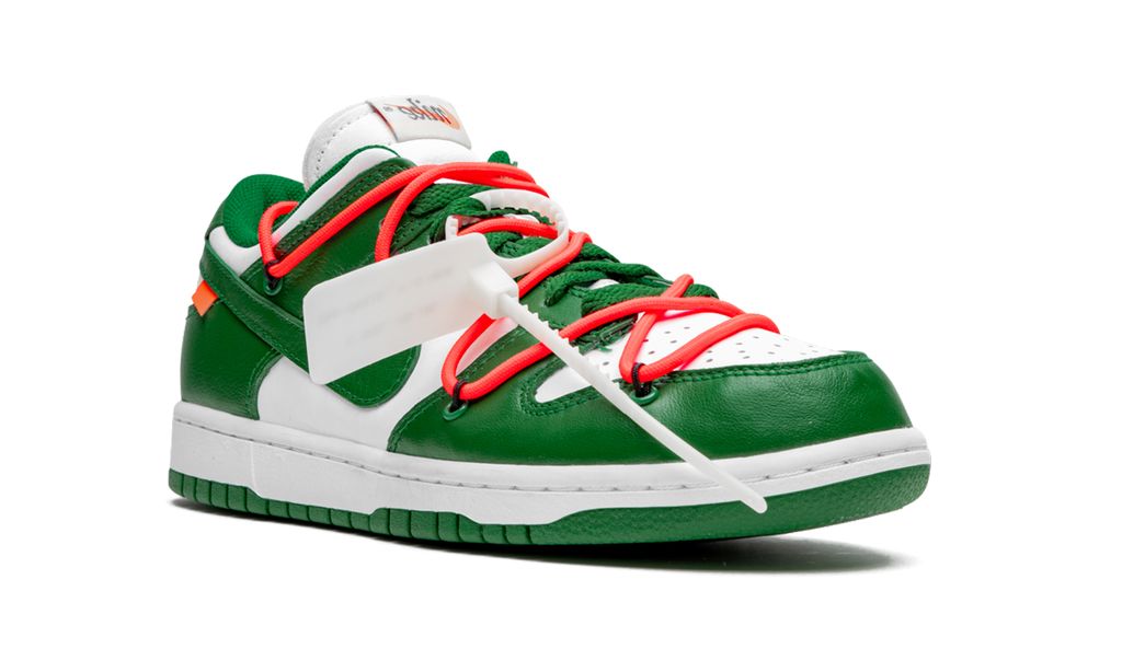 NK Dunk Low Off White Kieferngrün