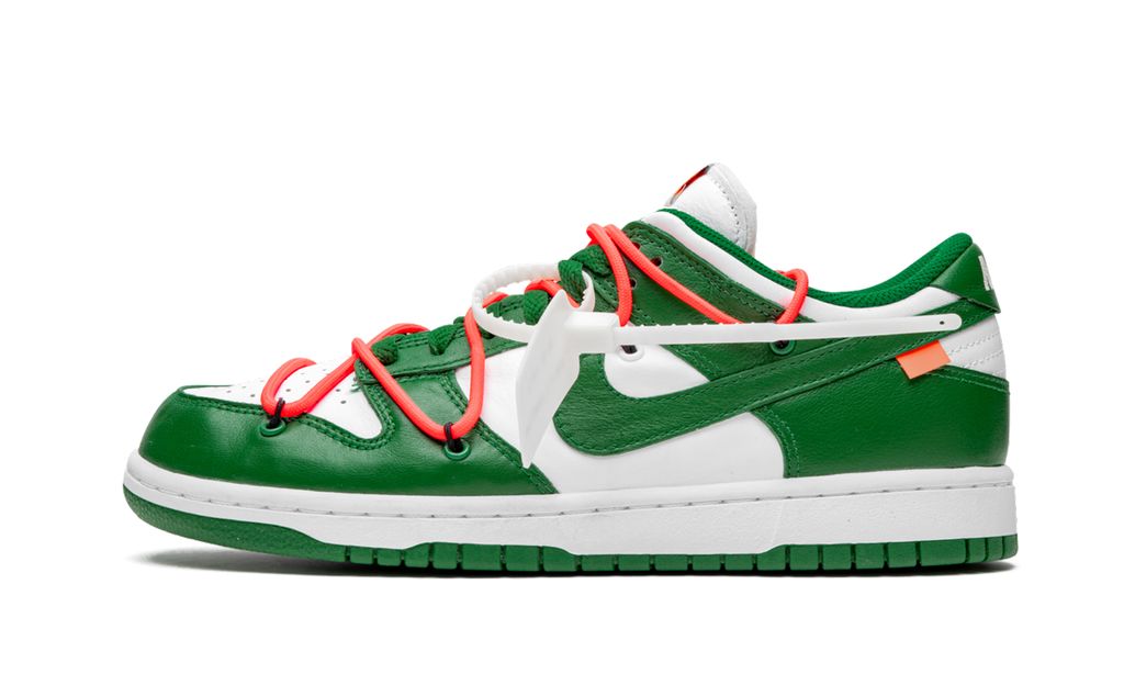 NK Dunk Low Off White Kieferngrün