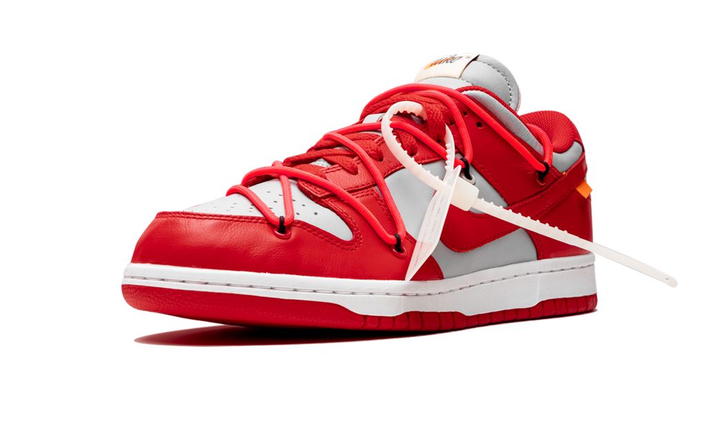 NK Dunk Low Off White University Rot