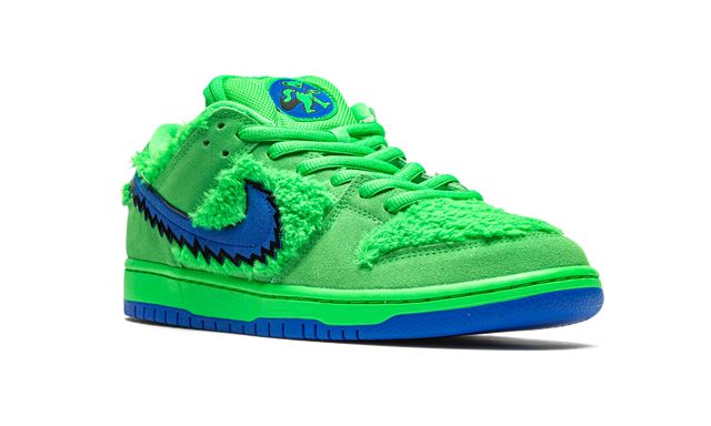 NK SB Dunk Low Grateful Dead Bears Grün