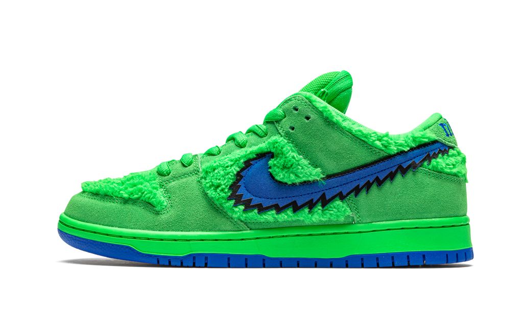 NK SB Dunk Low Grateful Dead Bears Grün