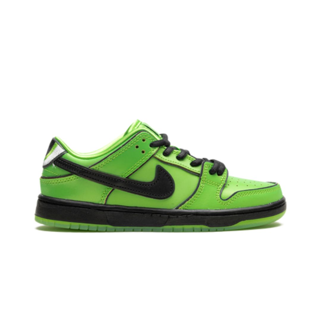 NK SB Dunk Low Die Powerpuff Girls Buttercup 
