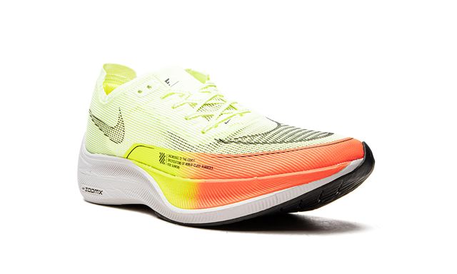 NK Zoom X Vaporfly Next% 2 Barely Volt Hyper Orange 