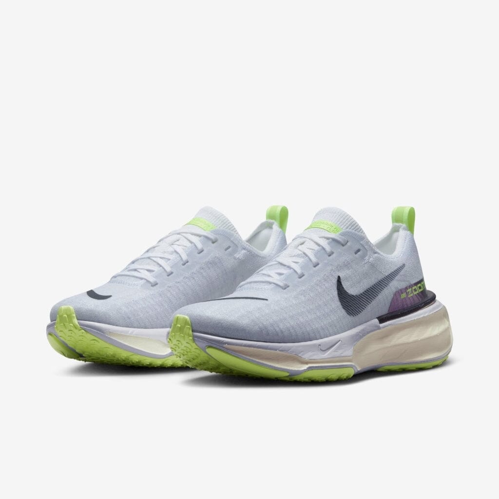NK ZoomX Invincible Run 3 Blautönung Grüner Schlag 