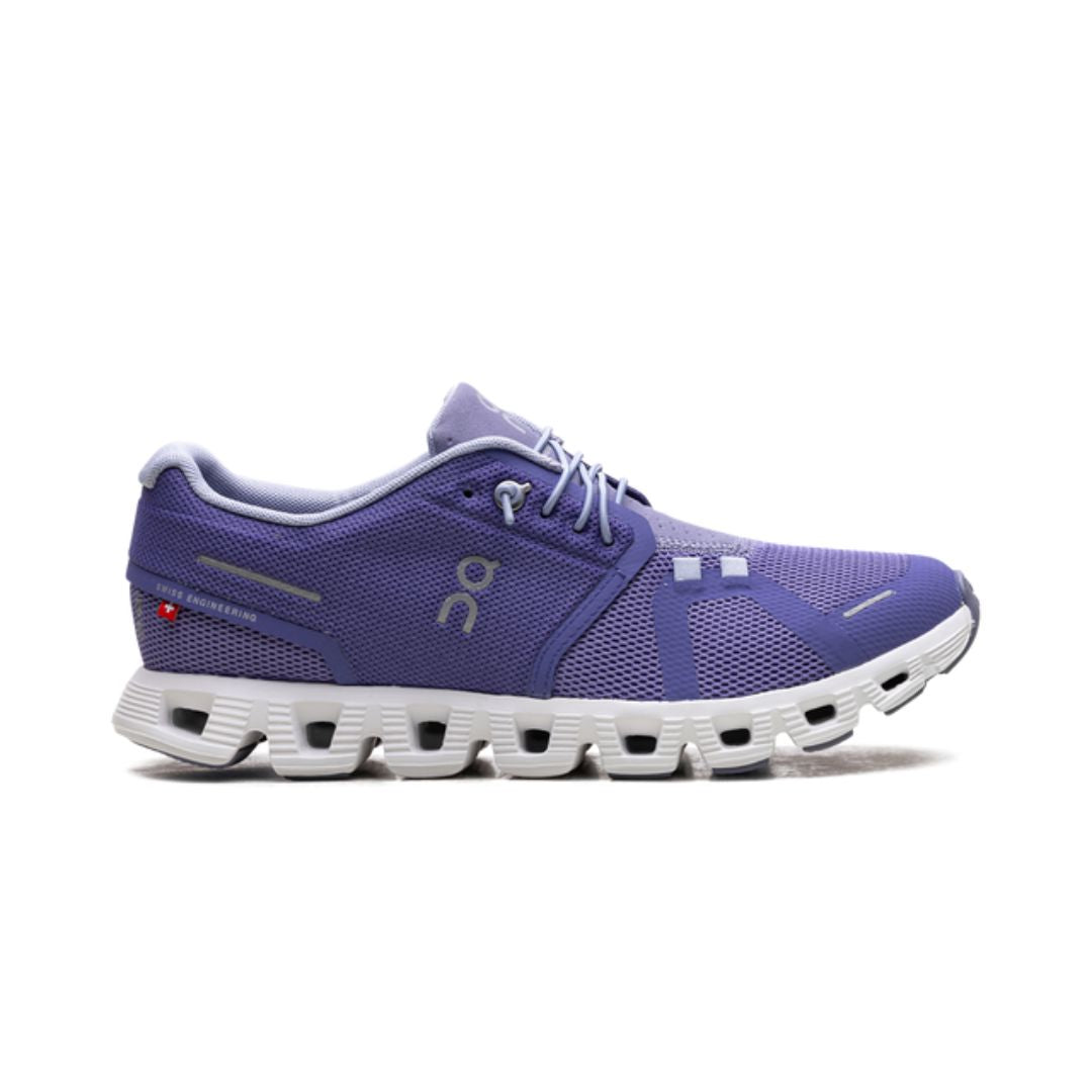 On Cloud 5 Waterproof Blaubeere/Feder