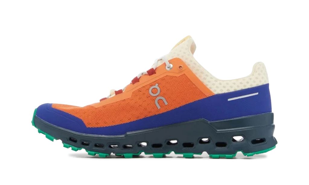 On Cloudultra Flame Orange / Blau