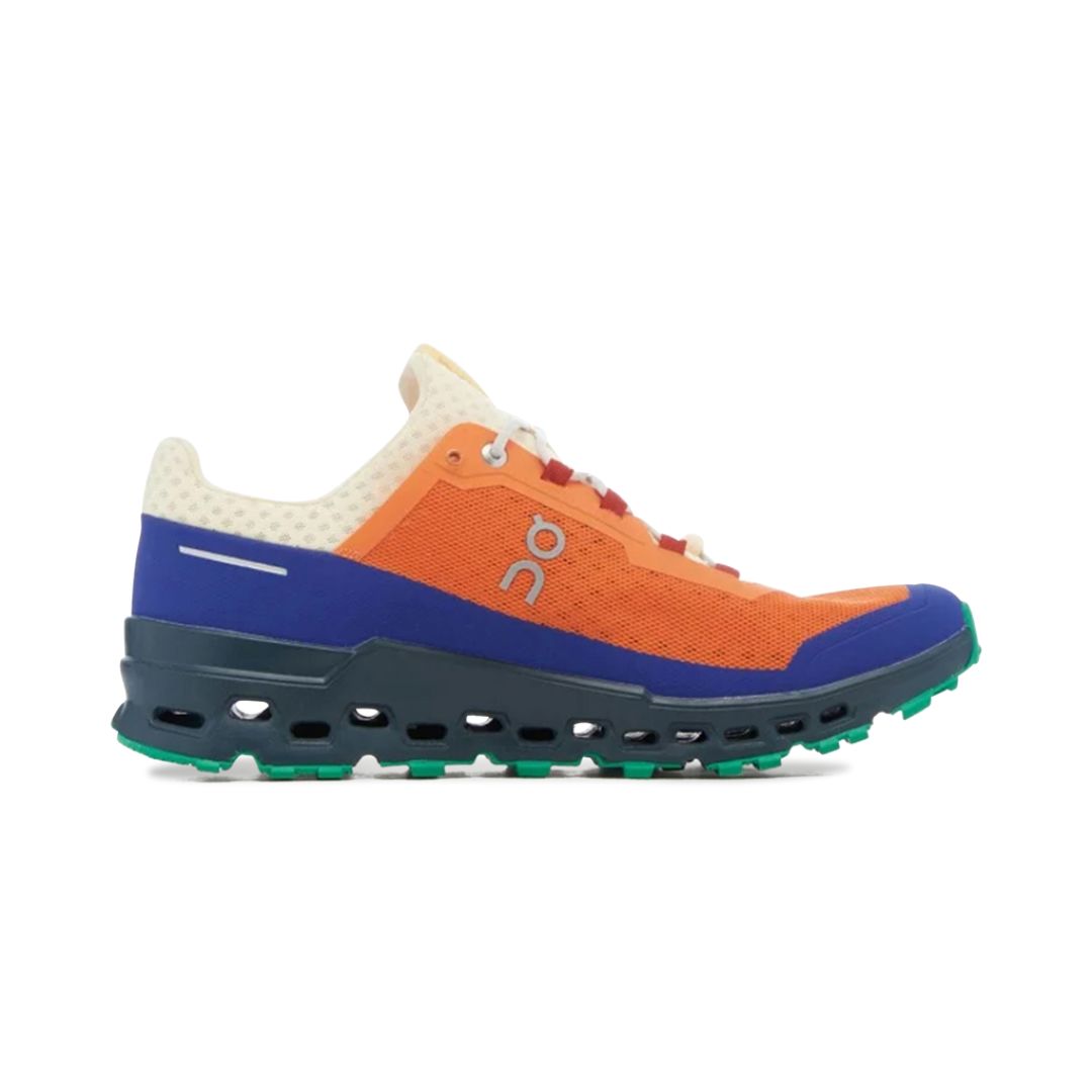 On Cloudultra Flame Orange / Blau